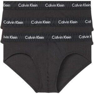 Calvin Klein‎ Men's Cotton Stretch 3-Pack Brief, Black, XL